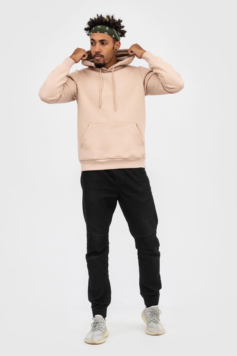 Худи утепленный RAY BASIC U0401 Cream UNISEX XXL Бежевый - фото 4 Худи утепленный RAY BASIC U0401 Cream UNISEX XXL Бежевый - фото 4