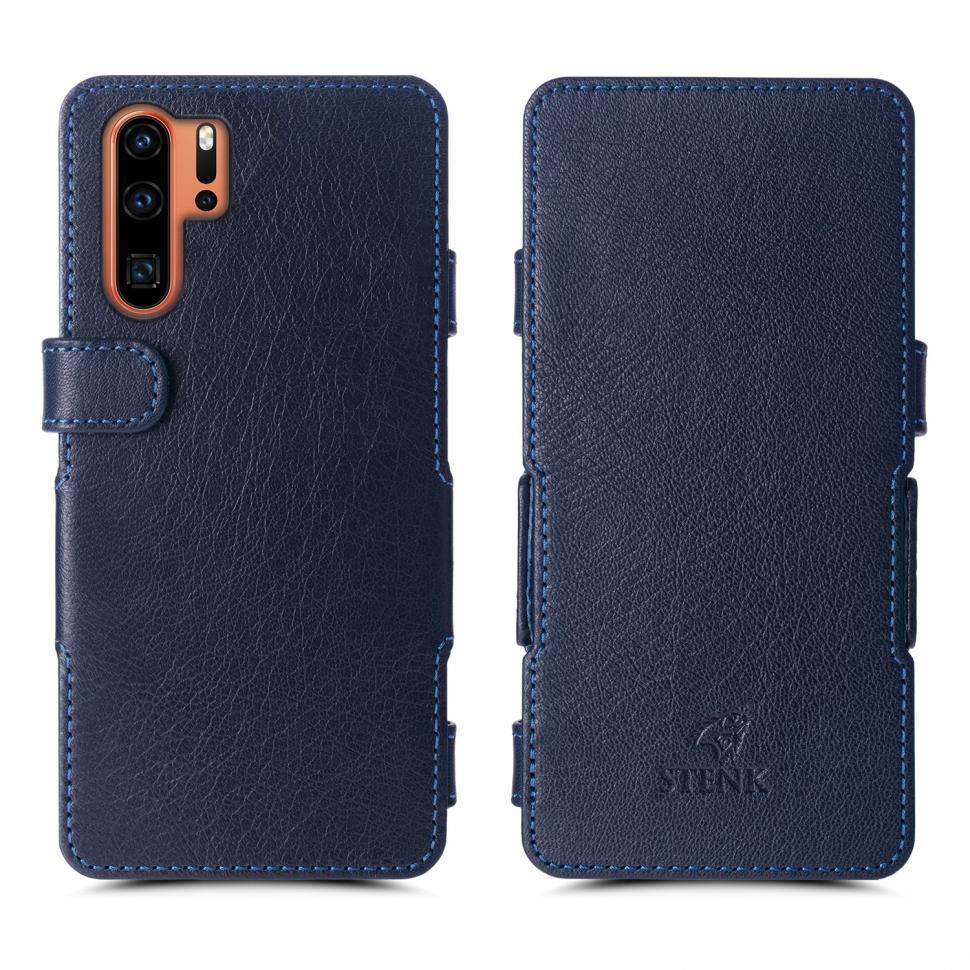 Чехол книжка Stenk Prime для Huawei P30 Pro Синий (65298)