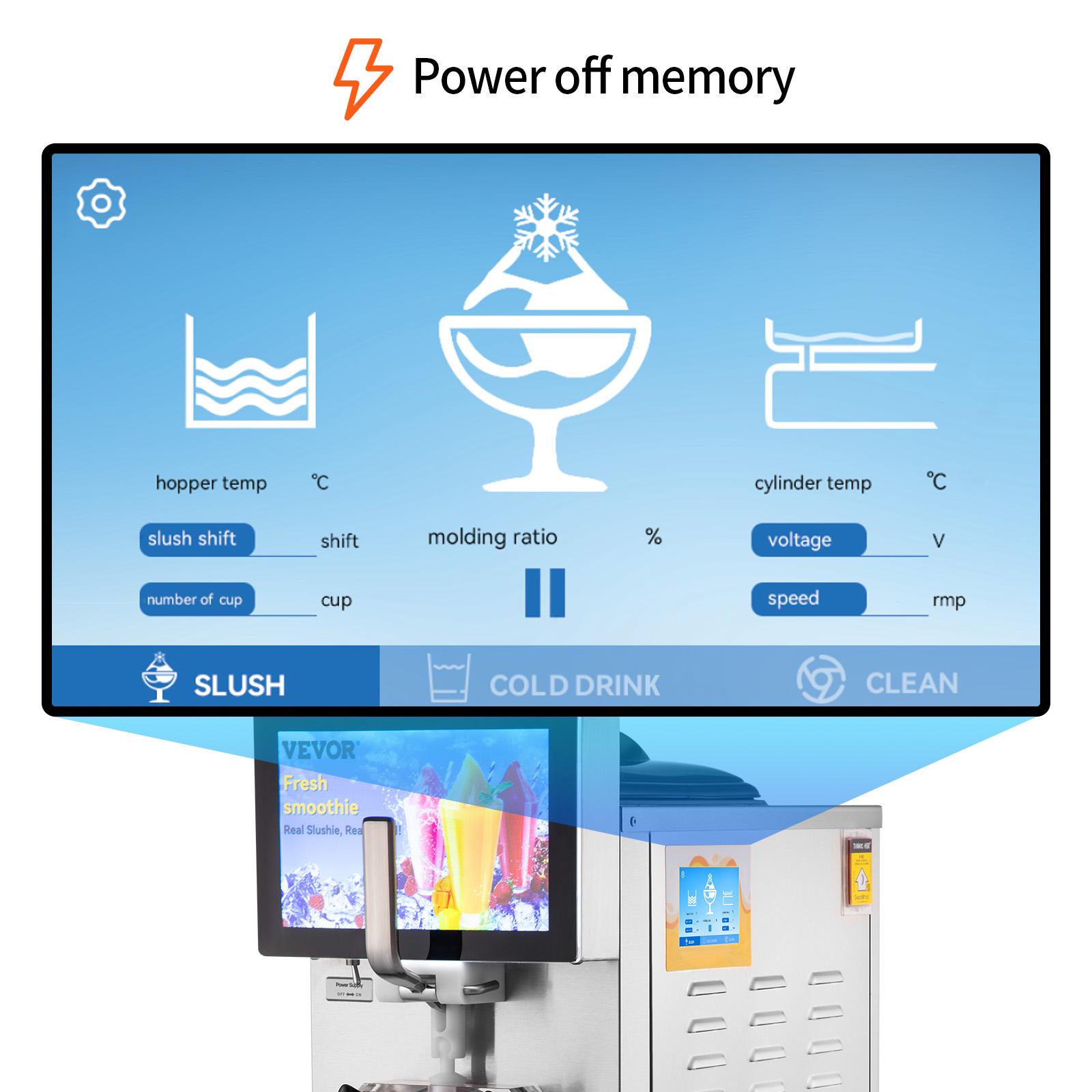 Льдогенератор Vevor цифровой дисплей коммерческий 880W (10687) - фото 11