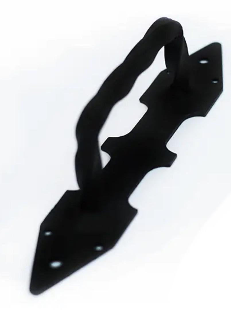 Дверная ручка №270 Вита 275х50 мм полимерное покрытие Черный (1883124945) - фото 4 Дверная ручка №270 Вита 275х50 мм полимерное покрытие Черный (1883124945) - фото 4