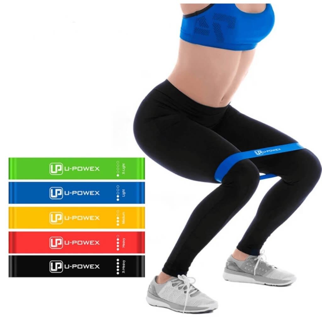 Набор фитнес-резинки для фитнеса U-Powex 5 лент и чехол в упаковке - фото 6 Набор фитнес-резинки для фитнеса U-Powex 5 лент и чехол в упаковке - фото 6