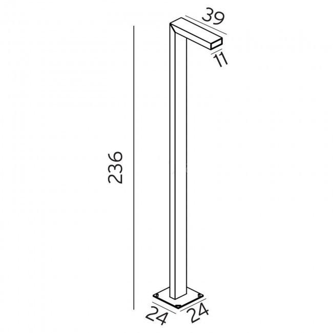 Столб фонарный Norlys Asker 1363GR - фото 3 Столб фонарный Norlys Asker 1363GR - фото 3