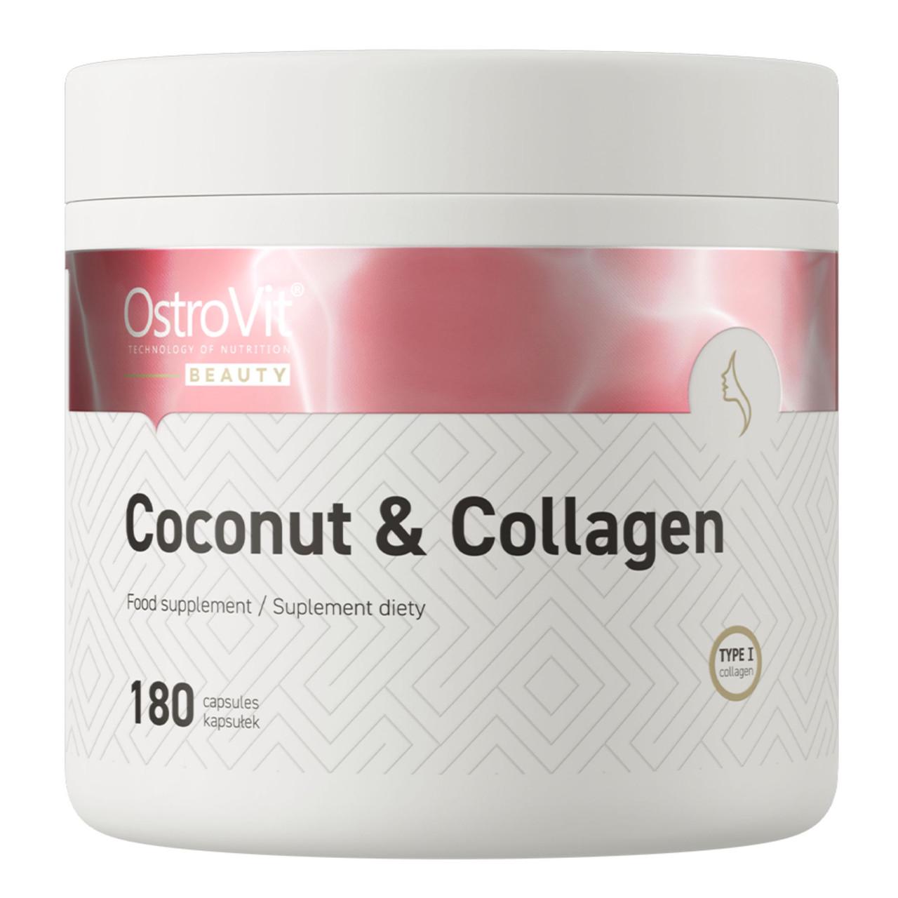 Коллаген Ostrovit Collagen&MCT Oil from coconut 180 caps