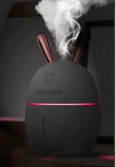 Увлажнитель воздуха с RGB подсветкой Rabbit Розовый - фото 4