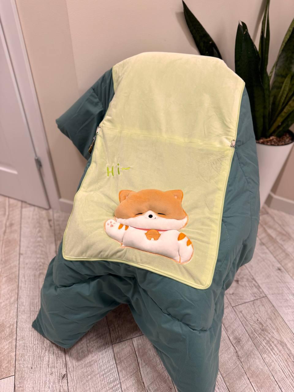 Ковдра дитяча 110х140 см Зелений (Д-Al-kid-kovdra25-003)