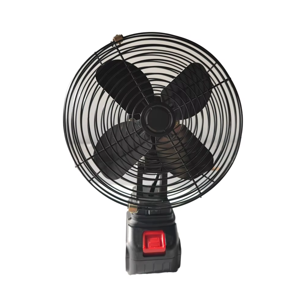 Вентилятор портативный FC-1299 с 2 аккумуляторами 21V Black (784780664)