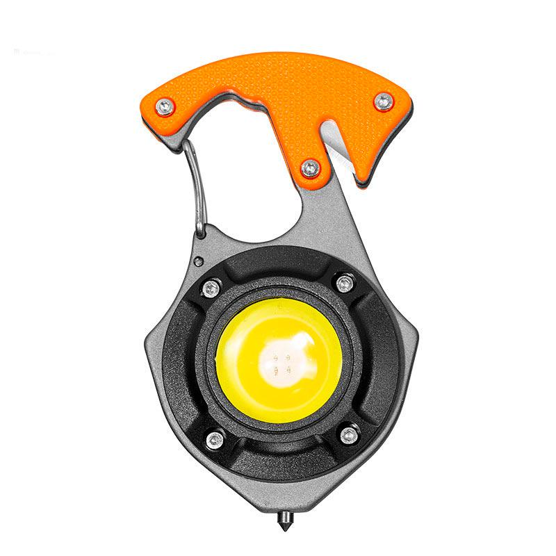 Фонарь брелок и отвертки COB W5143 7 режимов 800 мАч Черный