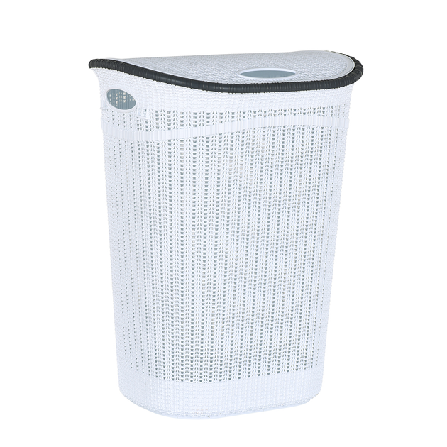 Корзина для белья Royal 20156 экопластик 60 л Белый (147-46-20156) Корзина для белья Royal 20156 экопластик 60 л Белый (147-46-20156)