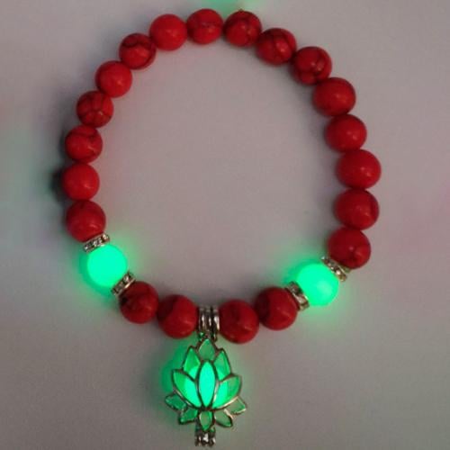 Браслет-оберіг на руку Turquoise Bracelet світиться в темряві (3141-1)