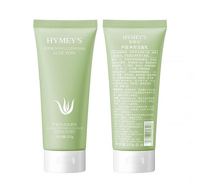 Пенка для умывания Hymeys Aloe Vera Refreshing Purifying Deep Cleansing Cleanser 100 г - фото 3