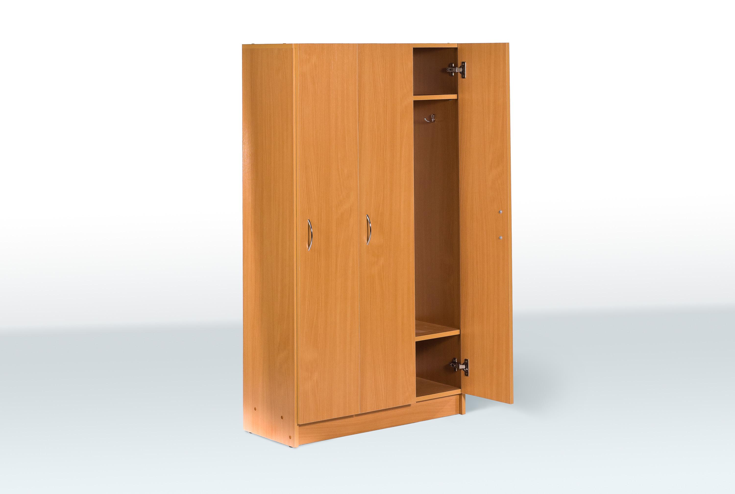 Шафа для одягу Goydalka 3-х секційна ЛДСП/кромка ПВХ Н770х330х1400 мм атуральний (42432) - фото 6 Шафа для одягу Goydalka 3-х секційна ЛДСП/кромка ПВХ Н770х330х1400 мм атуральний (42432) - фото 6