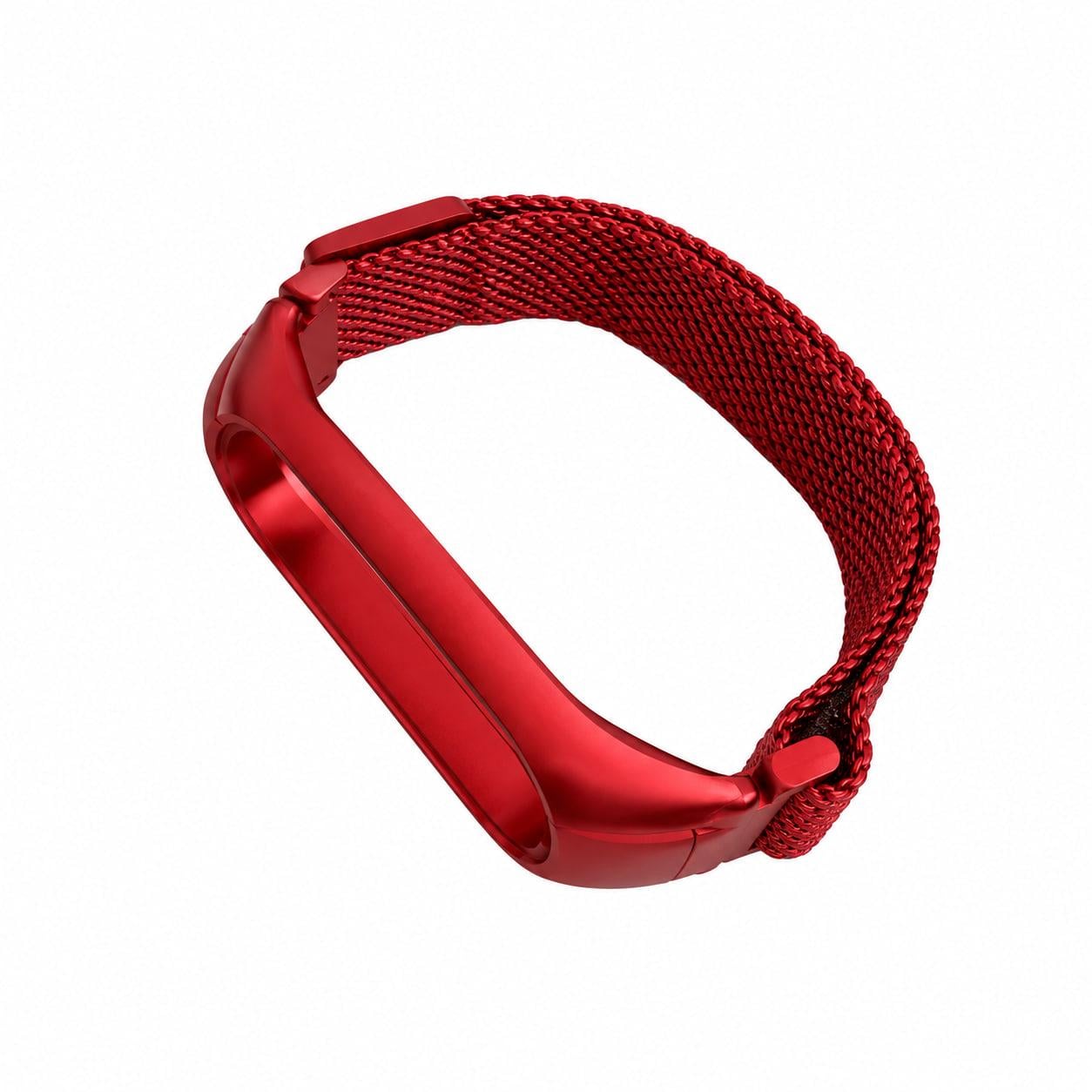 Ремешок миланская петля Mi Band 4 Red (000146933)