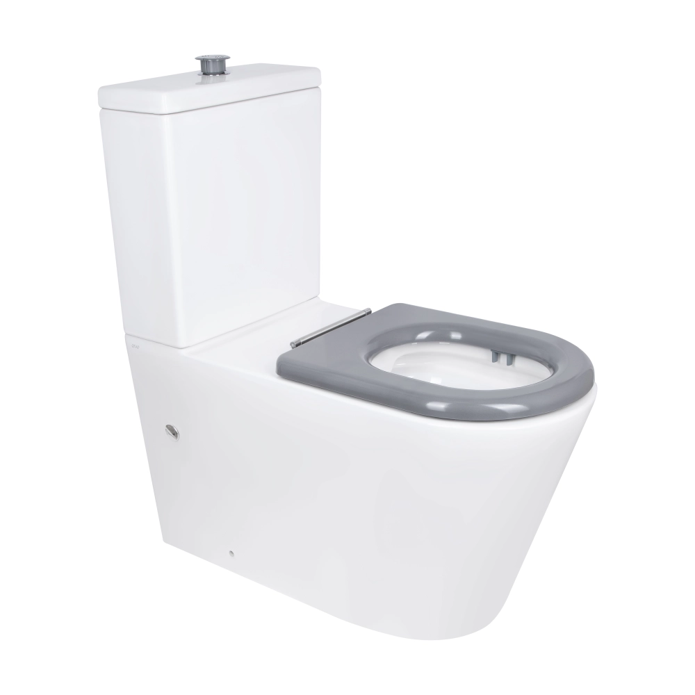 Унитаз напольный Qtap Freedom безободковый 665x385 мм Белый (SD00052583)