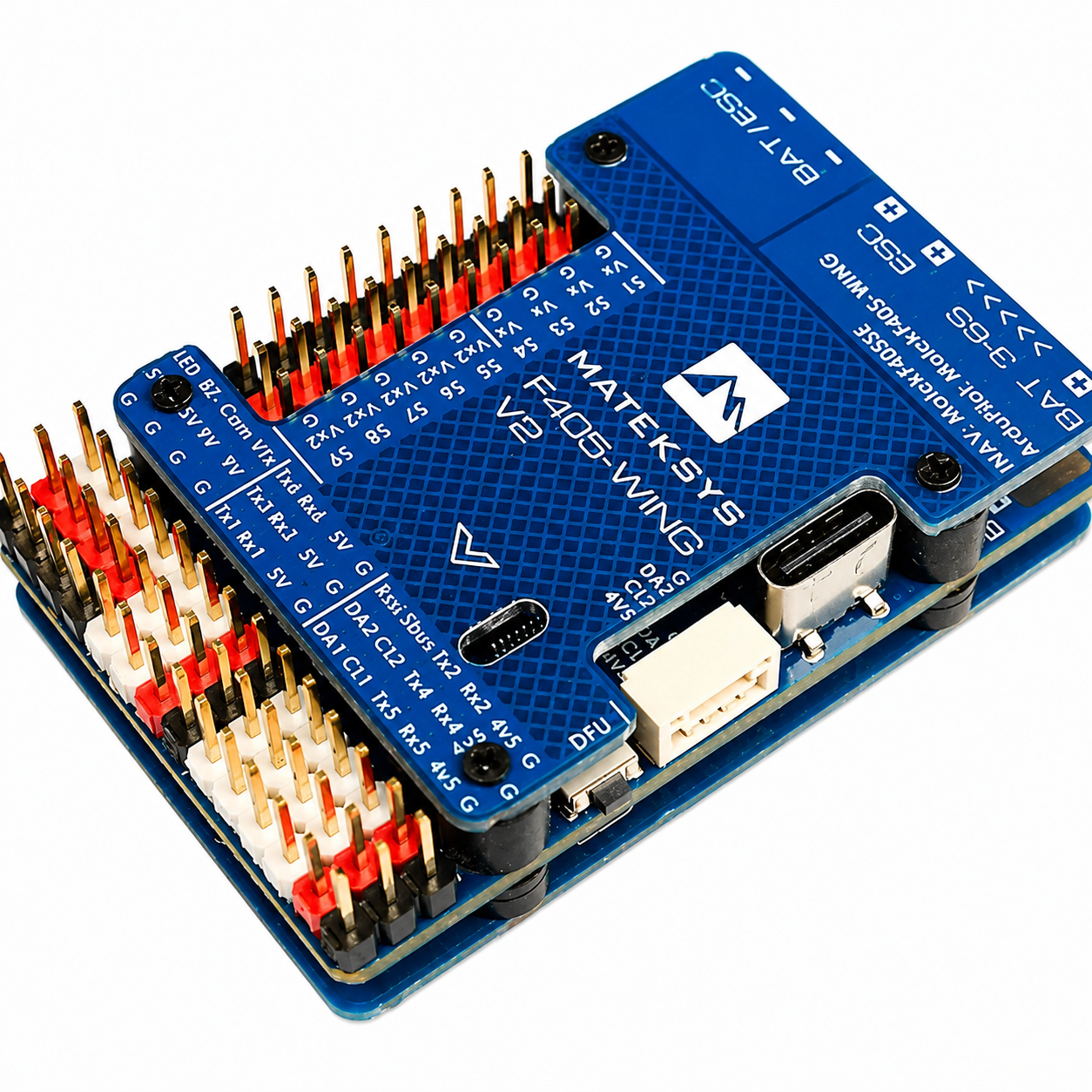 Контролер польоту Matek MATEKSYS F405 WING V2 STM32F405RGT6 (1014-761-00) Контролер польоту Matek MATEKSYS F405 WING V2 STM32F405RGT6 (1014-761-00)