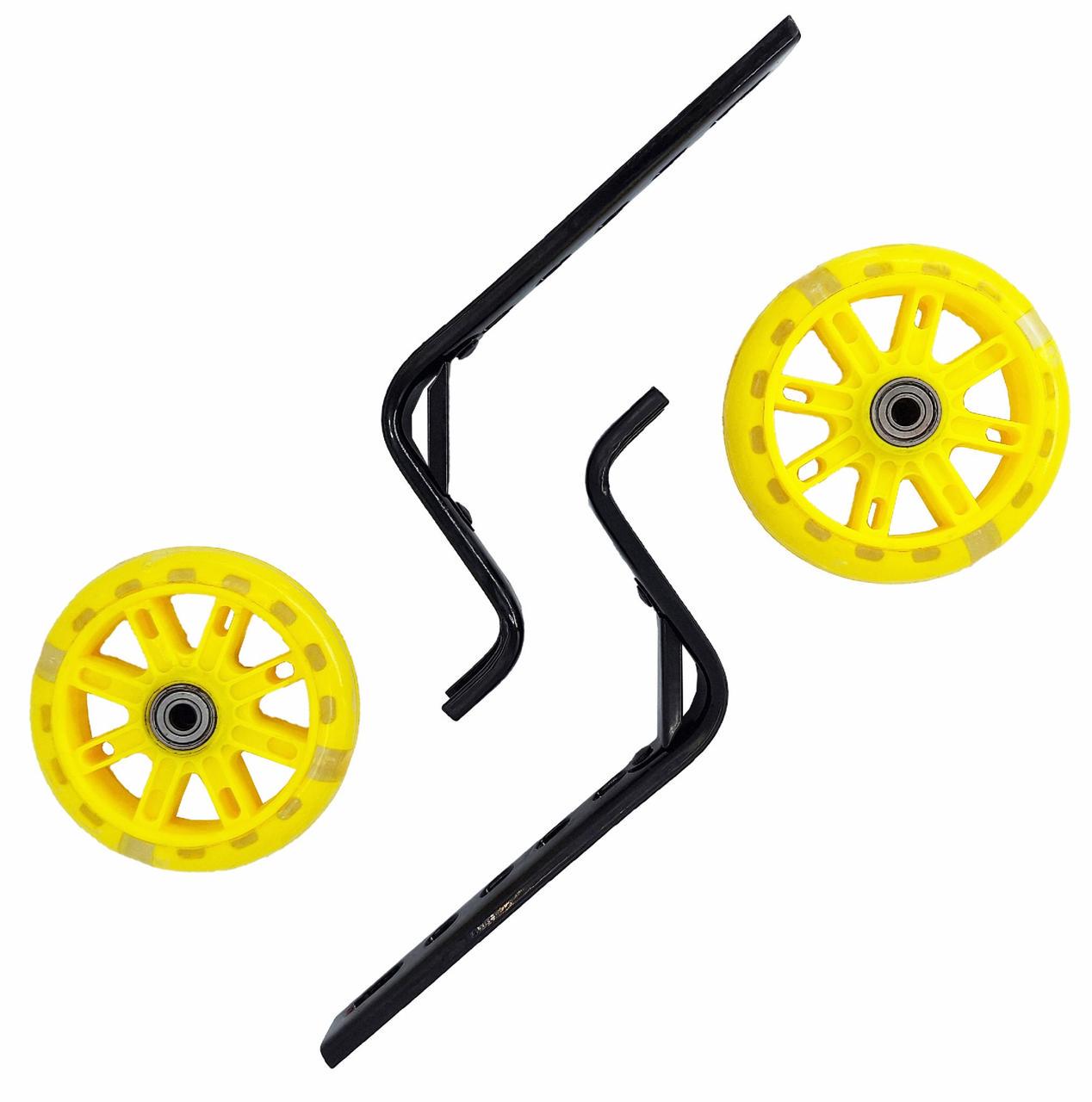 Колеса опорные светодиодные для детского велосипеда 12-20" Желтый (G0000998) - фото 2