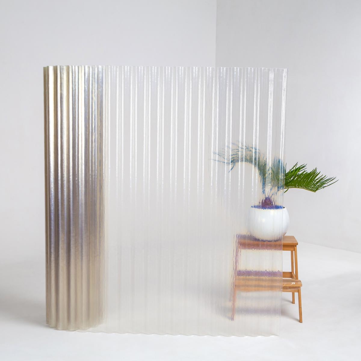 Шифер гофрированный усиленный PolyRoll 3x5 м 15 м² Прозрачный (ESTC30-05)