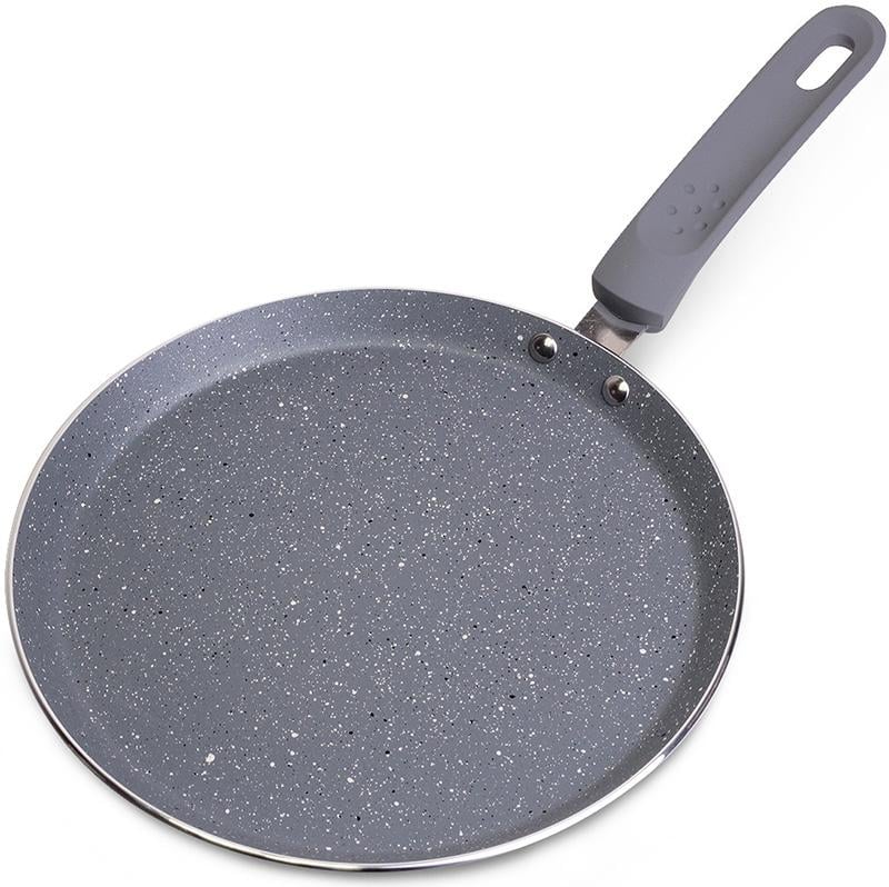 Сковорода блинная Kamille Granite Ø 20 см с гранитным антипригарным покрытием (KM-4204GR)