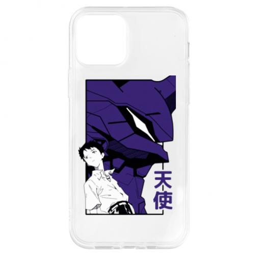 Чехол для iPhone 12 Evangelion - Ikari Shinji (6529756-46-128886)