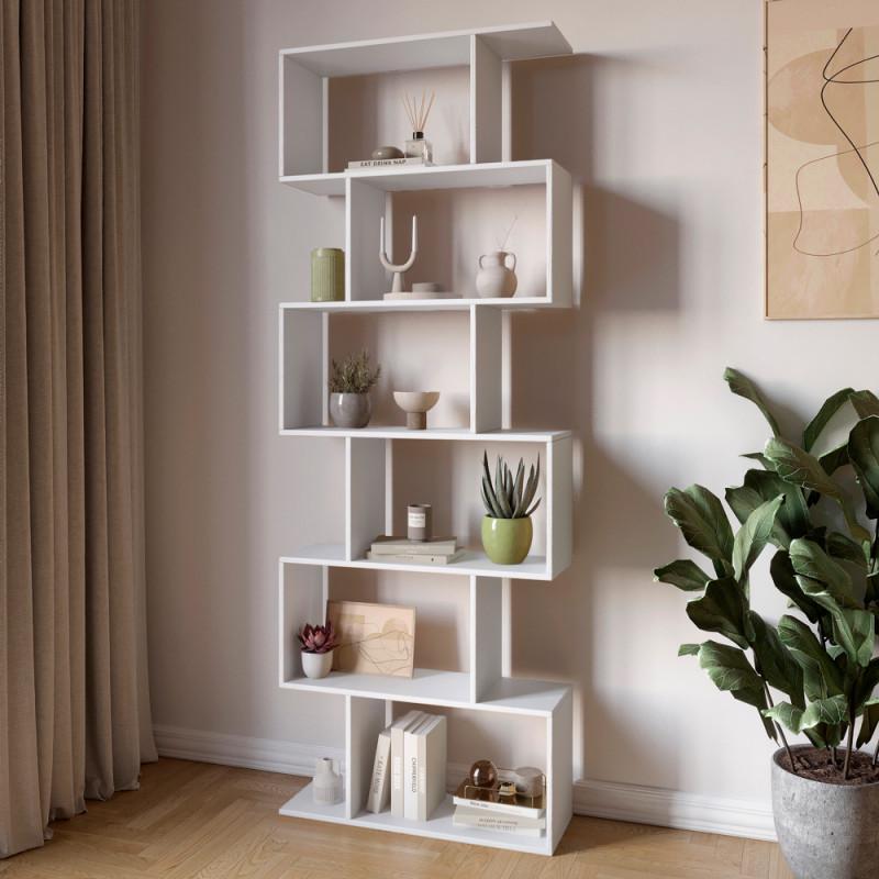 Стеллаж змейка Джеко 700 Белый (26640076) - фото 1