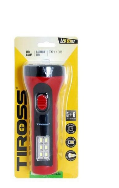 Фонарь аккумуляторный Tiross TS-1166 4 LED 700Lm (29903029)