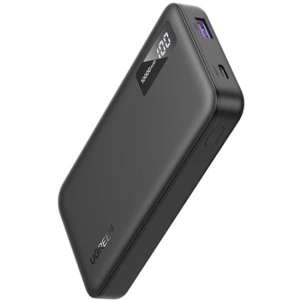 Повербанк UGREEN 10000 mAh 20W PD/QC 3.0 USB-A/USB-C LED Display Black (PB311)