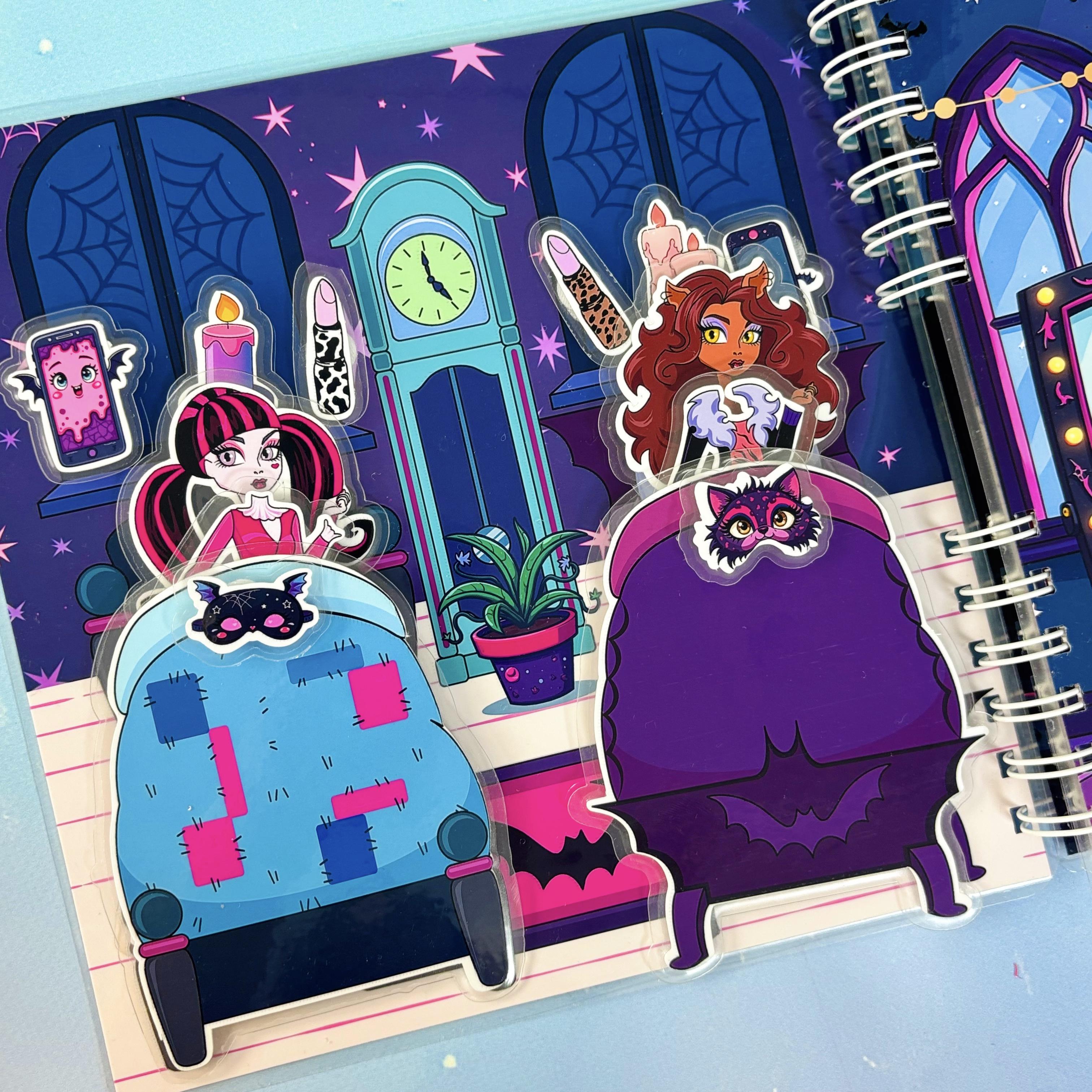 Книга на липучках у стилі Monster High (ГМ-00019) - фото 5 Книга на липучках у стилі Monster High (ГМ-00019) - фото 5