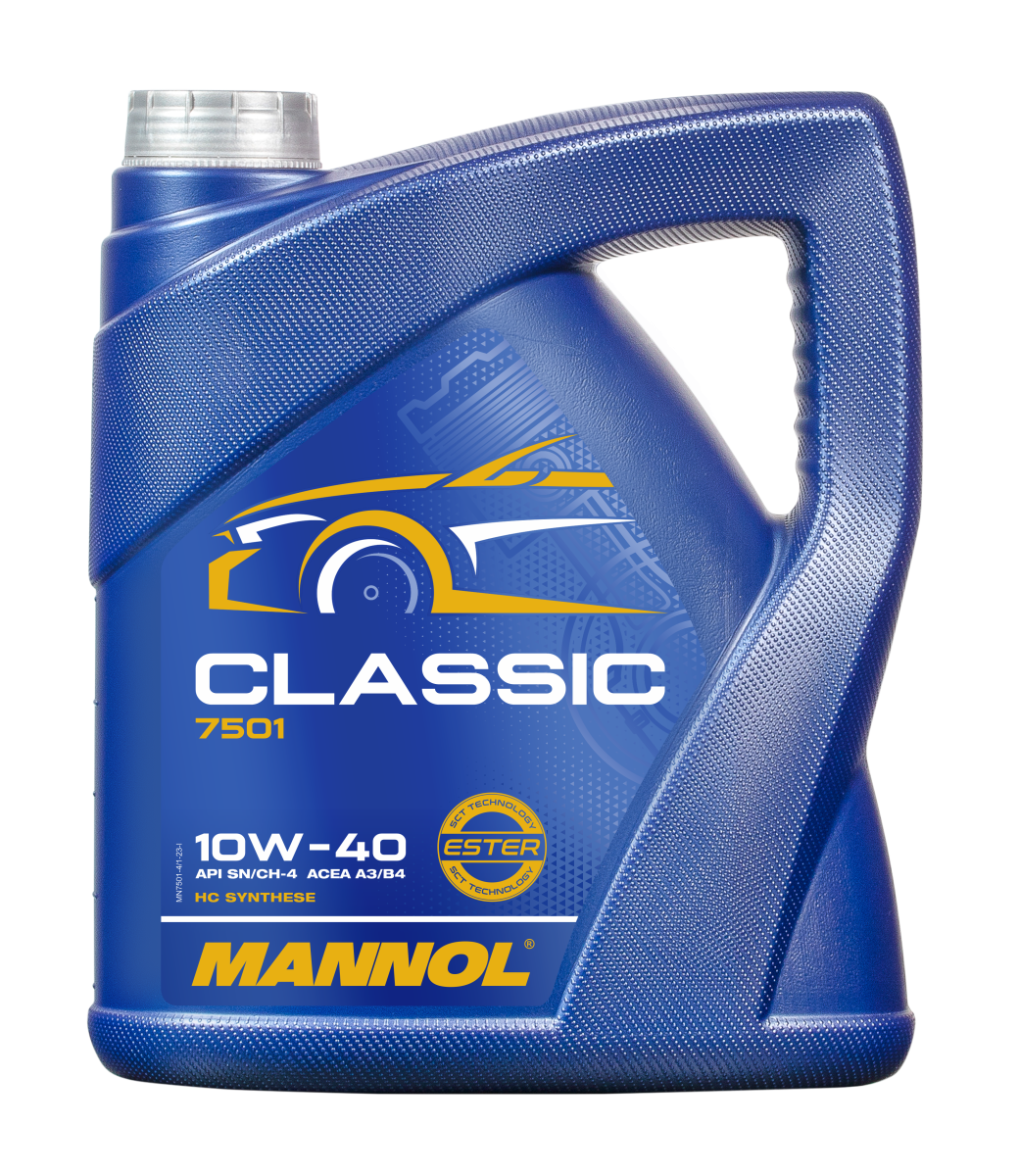 Моторное масло Mannol Classic 10W-40 полусинтетика 4 л (7501-4)