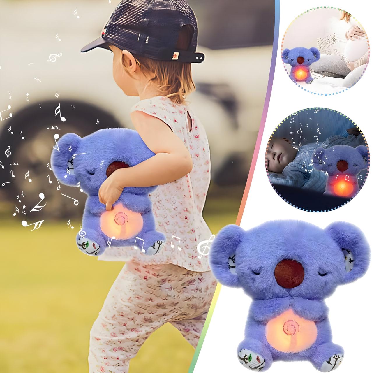 М'яка іграшка для сну Коала з музикою і світлом Блакитний (XE62-8) - фото 4 М'яка іграшка для сну Коала з музикою і світлом Блакитний (XE62-8) - фото 4