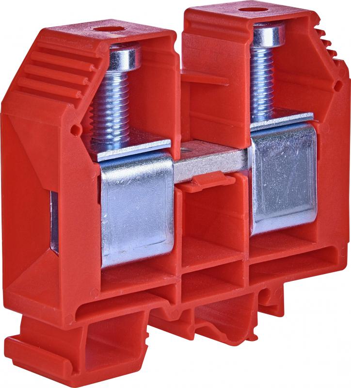 Клема гвинтова набірна ETI VS 70 PA+ 192А 70 мм2 х 75х20х68 мм Червоний (3901190)