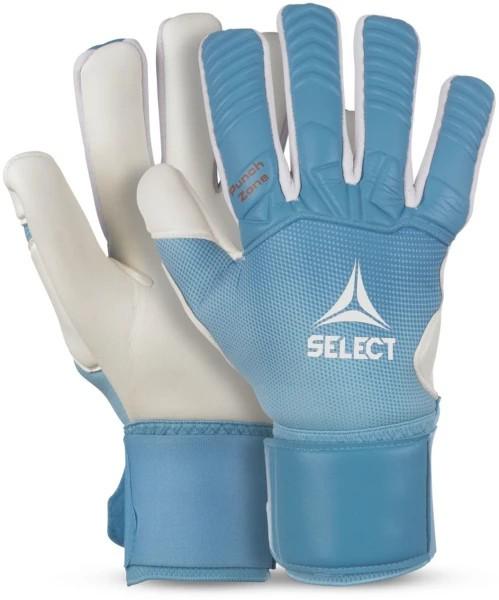 Перчатки вратарские Select Goalkeeper Gloves 33 Allround р. 10 20 см Голубой/Белый (601331-410 10) - фото 3