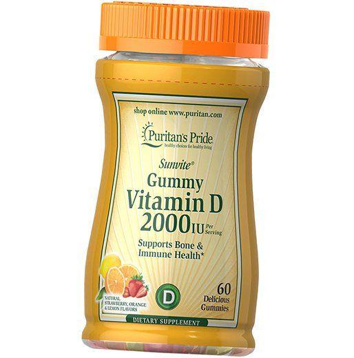 Витамин gummy vitamin d 2000 60 таблеток фруктовый (36367166)