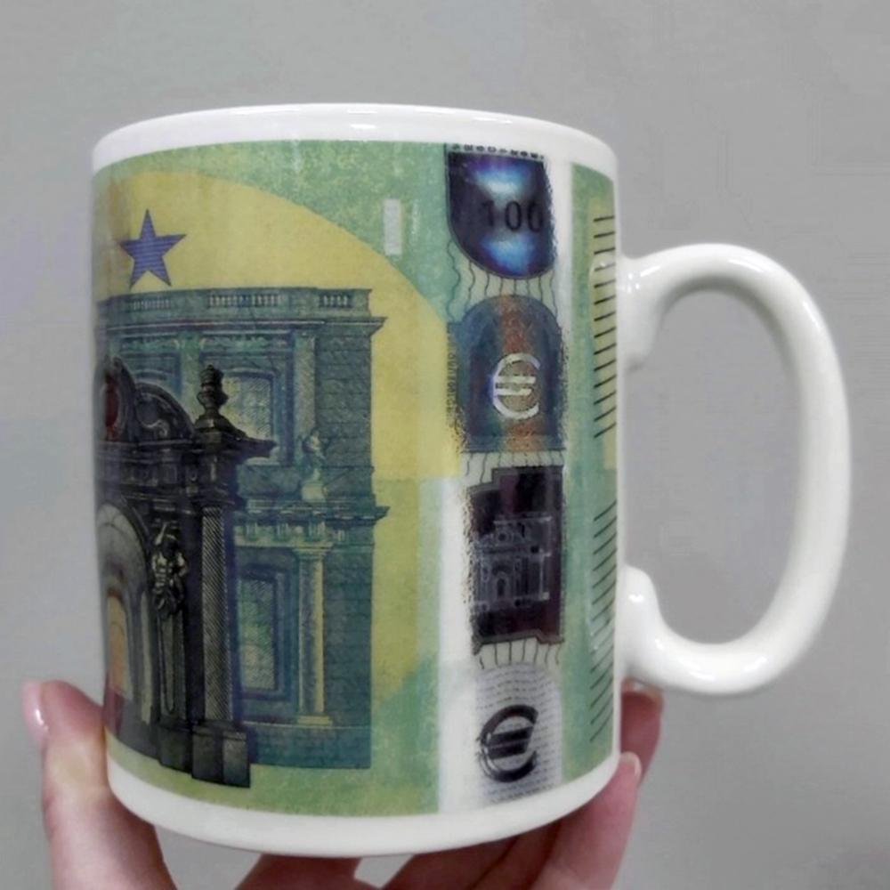 Большая керамическая кружка "Евро", 1 литр - фото 9