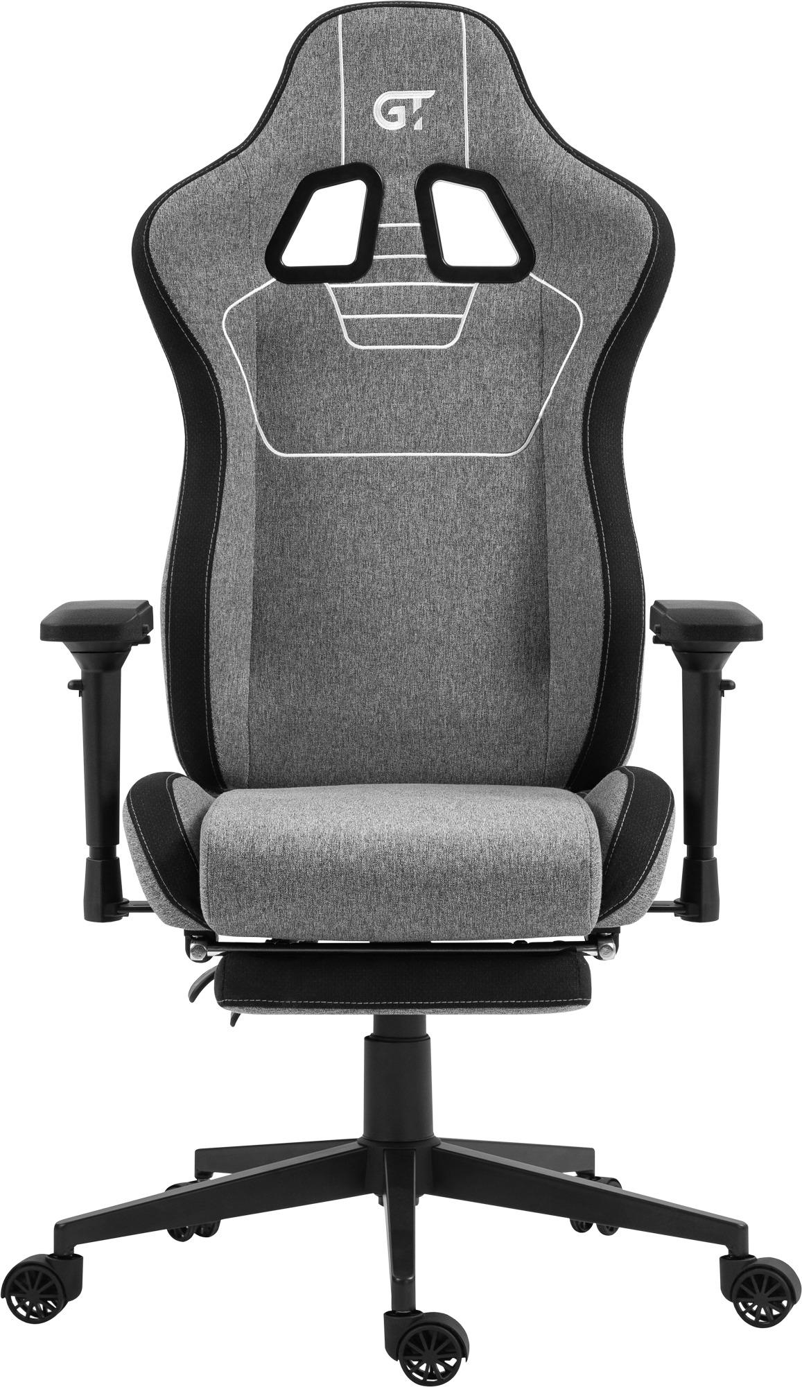 Кресло геймерское GT Racer X-2305 Fabric Grey/Black - фото 3