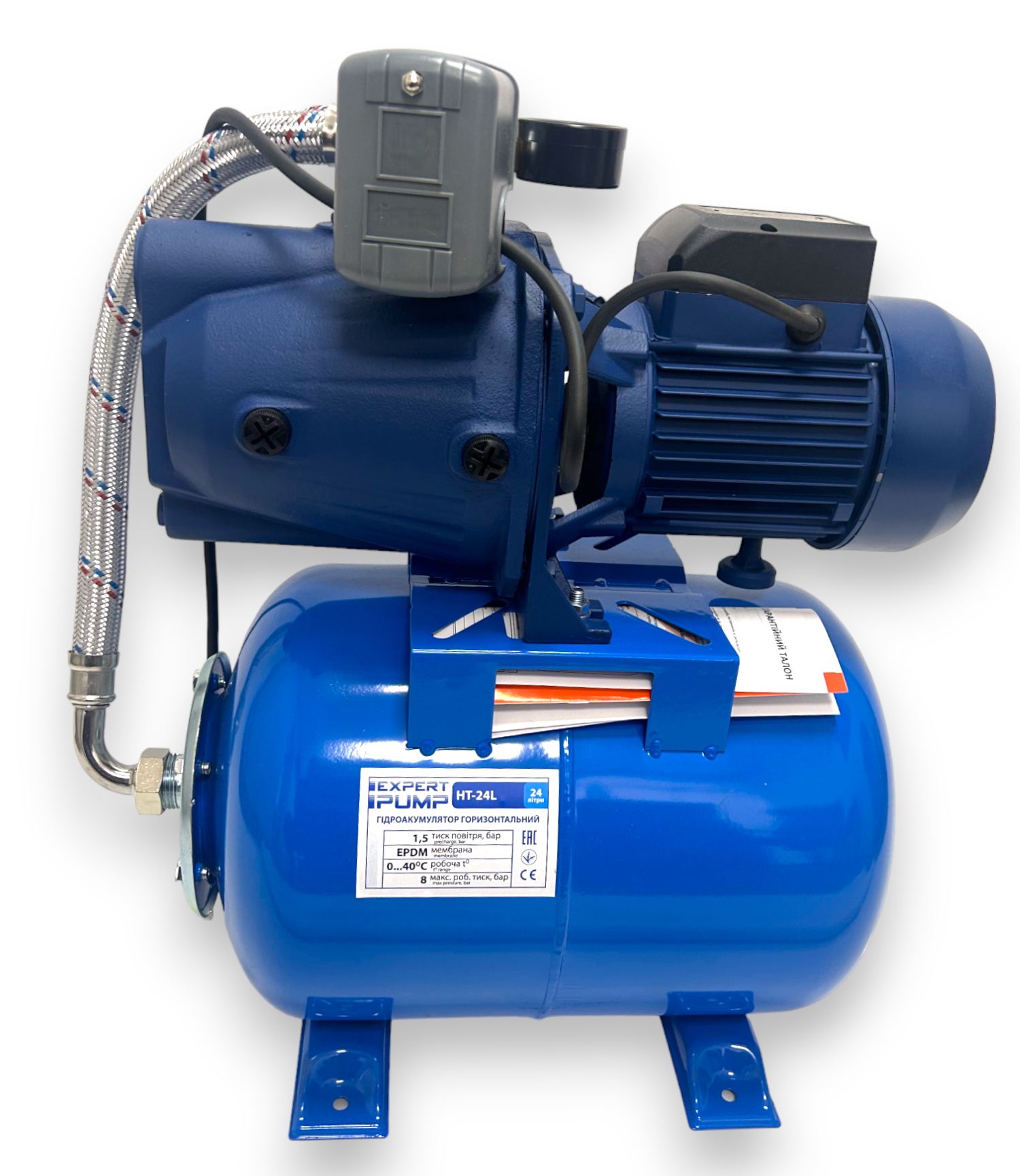 Насосна станція EXPERT PUMP JET100L/24 гідроакумулятор 24 л