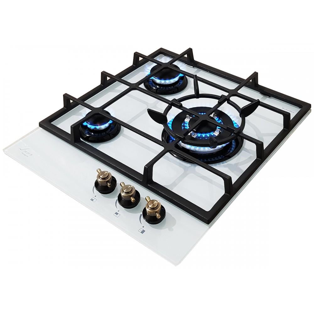 Комплект техніки Luxor варильна газова поверхня RG 458 Blütenweiß WH KUP духова шафа електрична HB 4510 WH KUP Blütenweiß (26442035) - фото 7 Комплект техніки Luxor варильна газова поверхня RG 458 Blütenweiß WH KUP духова шафа електрична HB 4510 WH KUP Blütenweiß (26442035) - фото 7