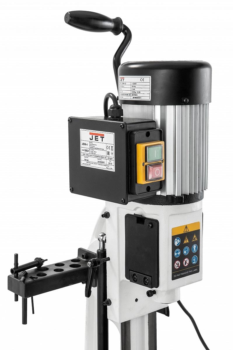 Довбально-пазувальний верстат по дереву JET 230 В 0,55 (0,4) кВт Ø≤12/16 мм хід-105мм (JBM-4) - фото 3 Довбально-пазувальний верстат по дереву JET 230 В 0,55 (0,4) кВт Ø≤12/16 мм хід-105мм (JBM-4) - фото 3