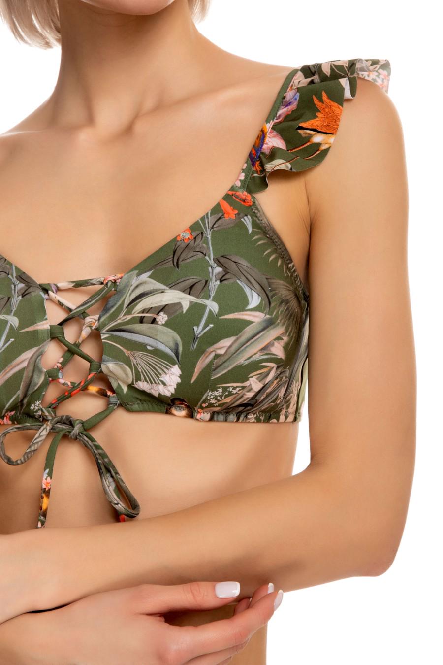 Купальник з ущільненою чашкою/плавки бразиліана Lida 42B/S Зелений (One color/61604) - фото 4 Купальник з ущільненою чашкою/плавки бразиліана Lida 42B/S Зелений (One color/61604) - фото 4