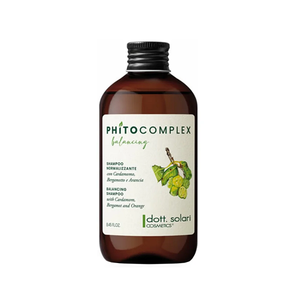Балансуючий шампунь для жирної шкіри голови Dott.Solari Phitocomplex Balancing Shampoo 250 мл