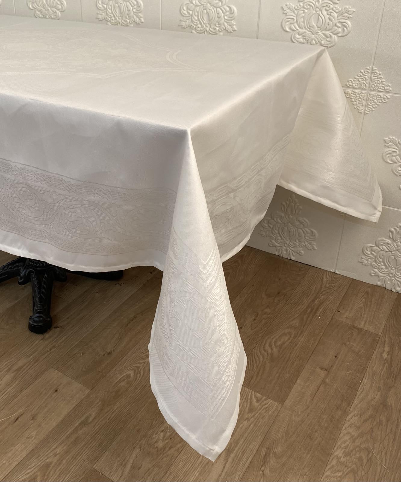 Скатерть тефлоновая Masali Model 520 160x220 см Cream (CN22366)