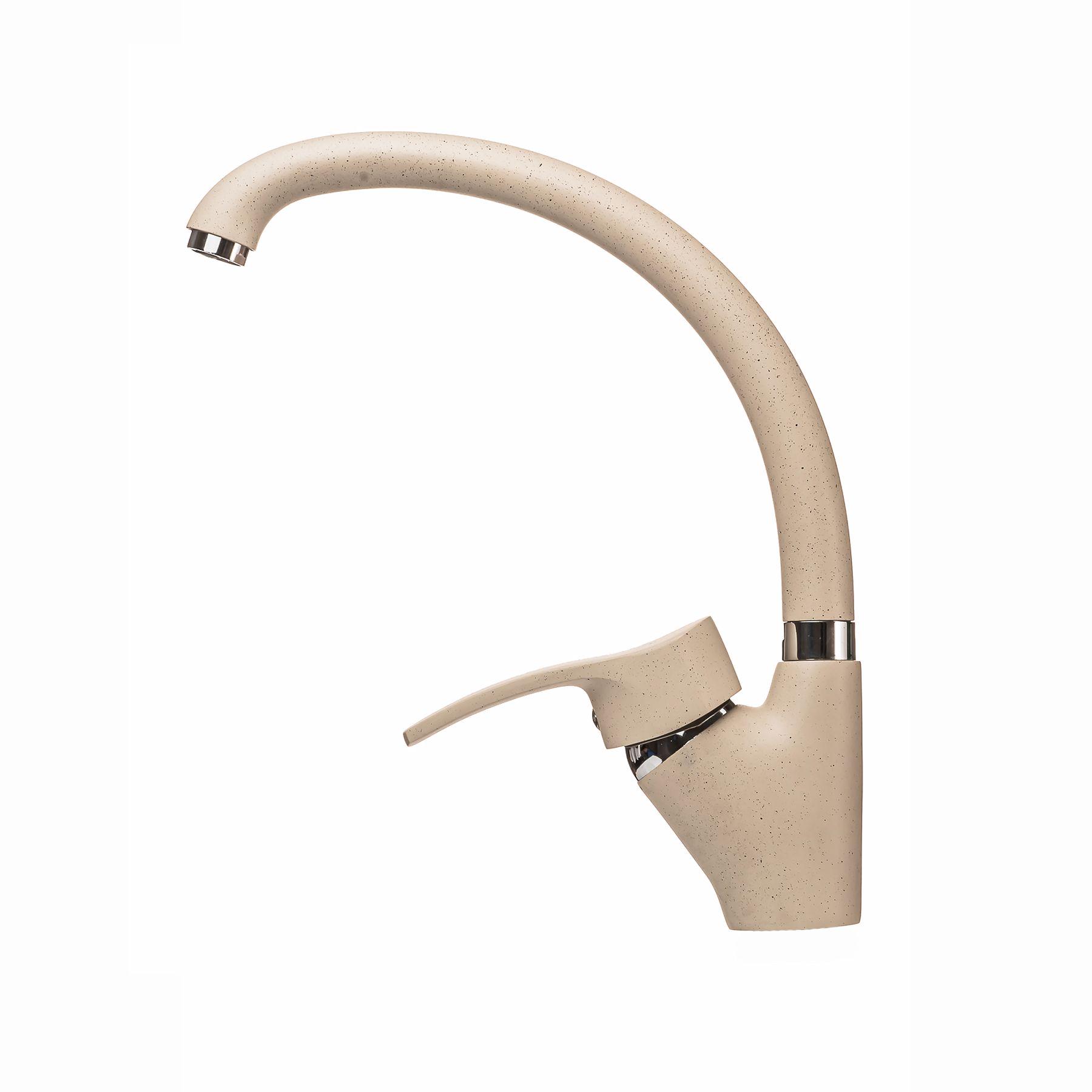 Змішувач для кухні Globus Lux GLQU-0203S-BIG-SAHARA 000011303 одноважільний Бежевий (108371) Змішувач для кухні Globus Lux GLQU-0203S-BIG-SAHARA 000011303 одноважільний Бежевий (108371)