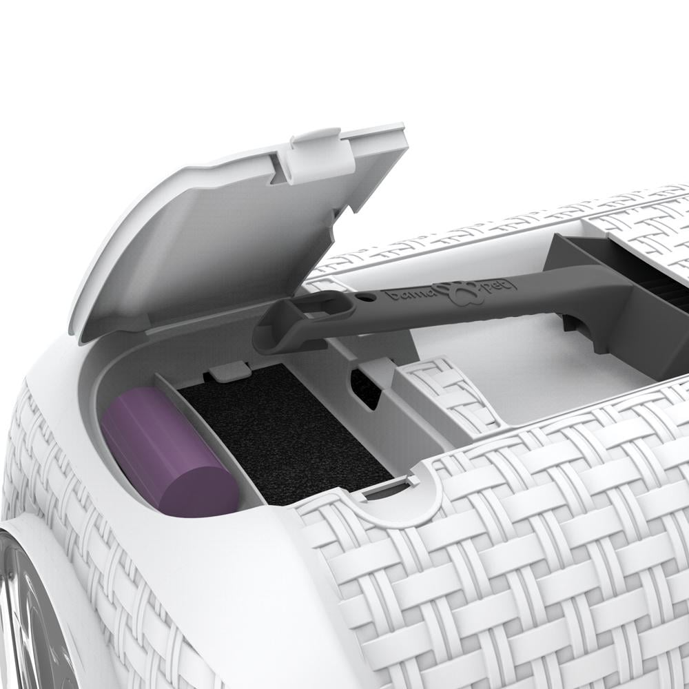 Туалет для котів закритий PRIVE' 41,8x50,5x39,6 см Світло-сірий (4140) - фото 3 Туалет для котів закритий PRIVE' 41,8x50,5x39,6 см Світло-сірий (4140) - фото 3