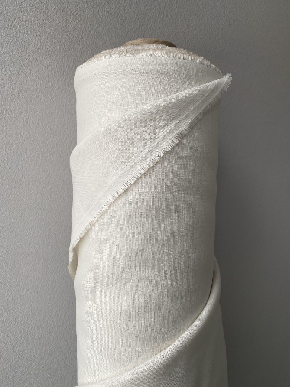 Тканина сорочково-платтєва LINEN PLUS 100% льон пом'якшена 143 см 759 Екрю - фото 5 Тканина сорочково-платтєва LINEN PLUS 100% льон пом'якшена 143 см 759 Екрю - фото 5