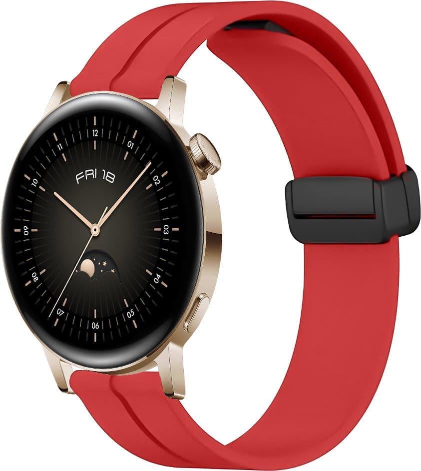 Ремінець для смарт-годинників Rysta для Huawei Watch GT3 42 мм Red (41665-2D) Ремінець для смарт-годинників Rysta для Huawei Watch GT3 42 мм Red (41665-2D)