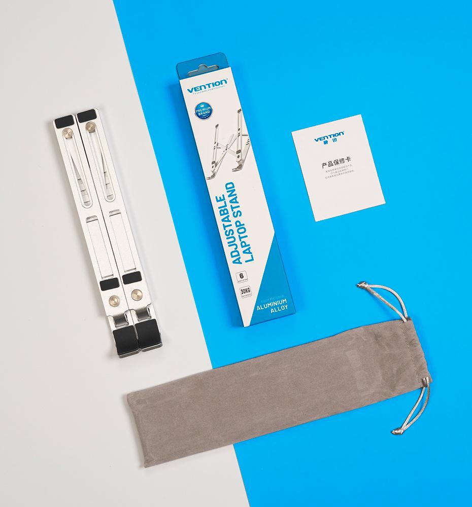 Підставка Vention для ноутбуку металева складана Сірий (KDLI0) - фото 12 Підставка Vention для ноутбуку металева складана Сірий (KDLI0) - фото 12