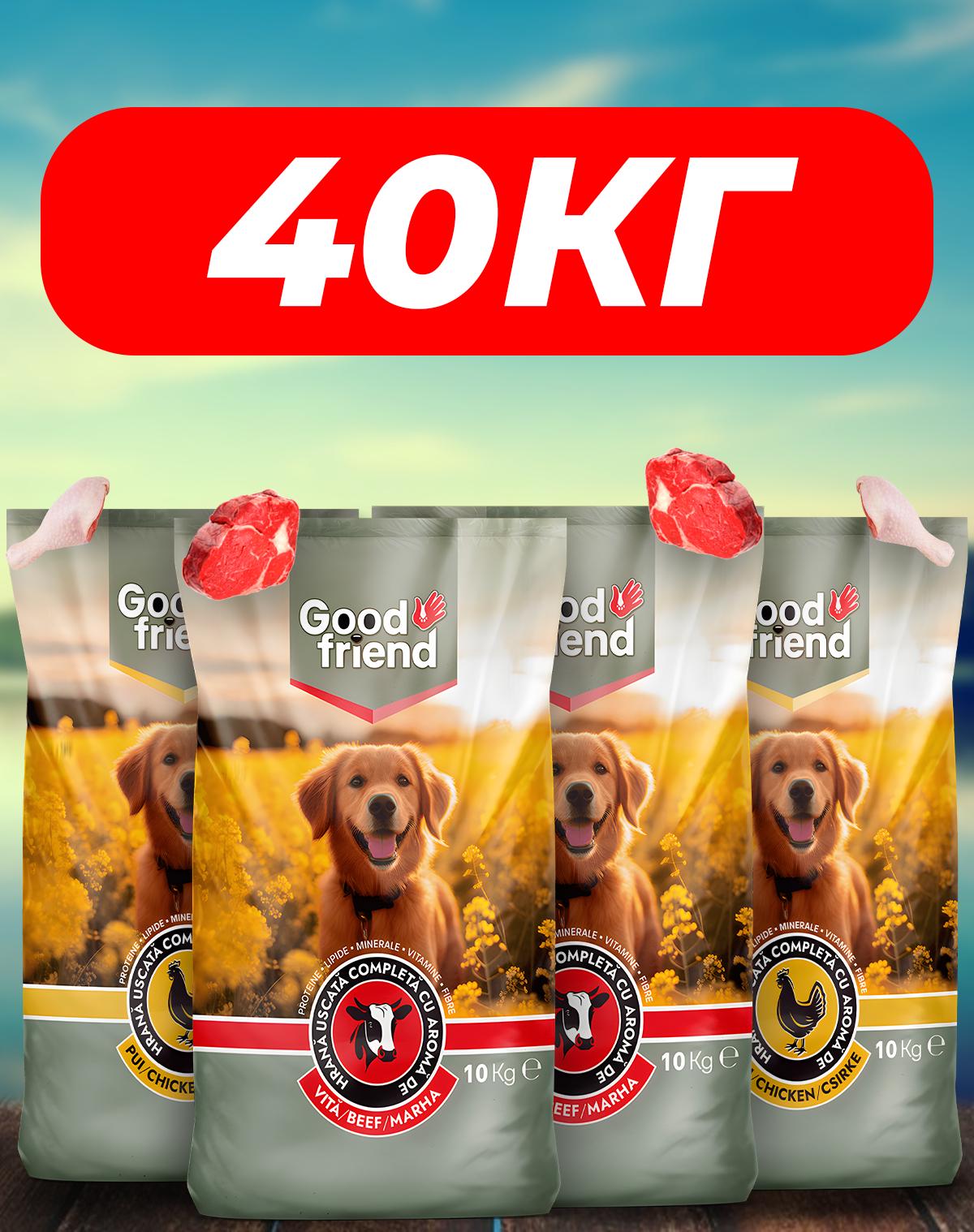 Корм сухий для собак Good Friend зі смаком яловичини та курки для всіх порід 40 кг (389969046) - фото 2