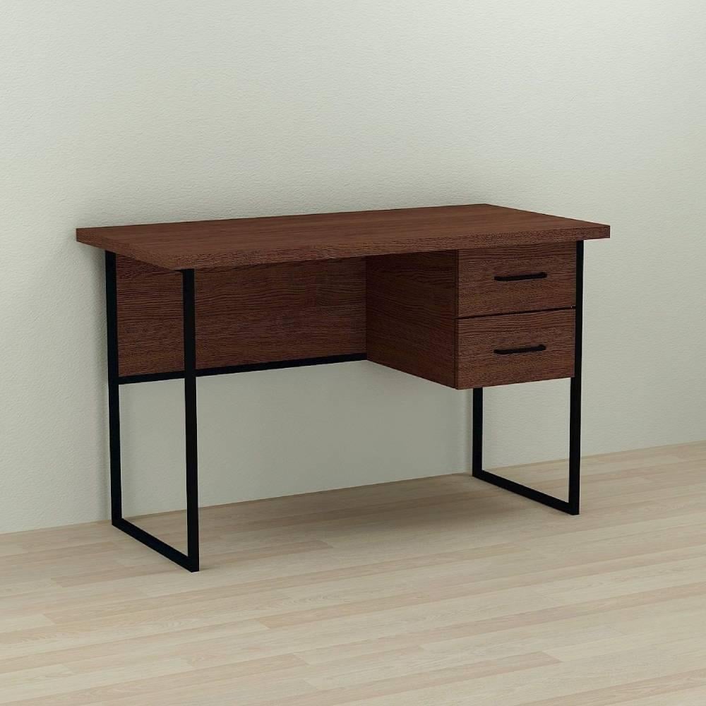 Комп'ютерний стіл Ferrum-decor Дакота ДСП 32 мм 76x140x60 см Чорний/Венге (FRD-105793)