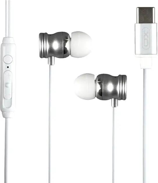 Наушники проводные XO EP56 Type-C Silver (000552869)
