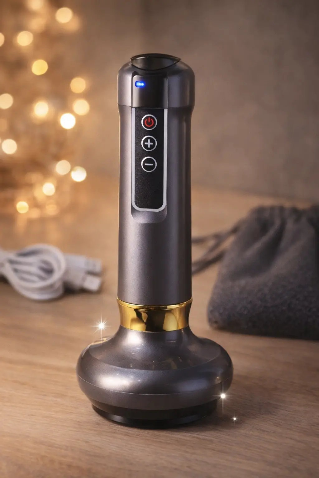 Массажер вакуумный для корректировки фигуры и антицеллюлитного массажа с подогревом