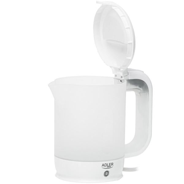 Электрочайник дорожный Adler AD 1381 900W 0,5 л 2 чашки/ложка White (AD1381) - фото 4 Электрочайник дорожный Adler AD 1381 900W 0,5 л 2 чашки/ложка White (AD1381) - фото 4