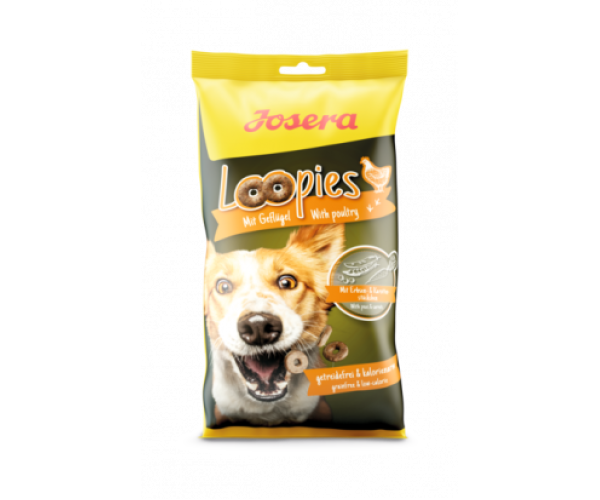 Ласощі для собак Josera Loopies з птахом 150 г - фото 2 Ласощі для собак Josera Loopies з птахом 150 г - фото 2